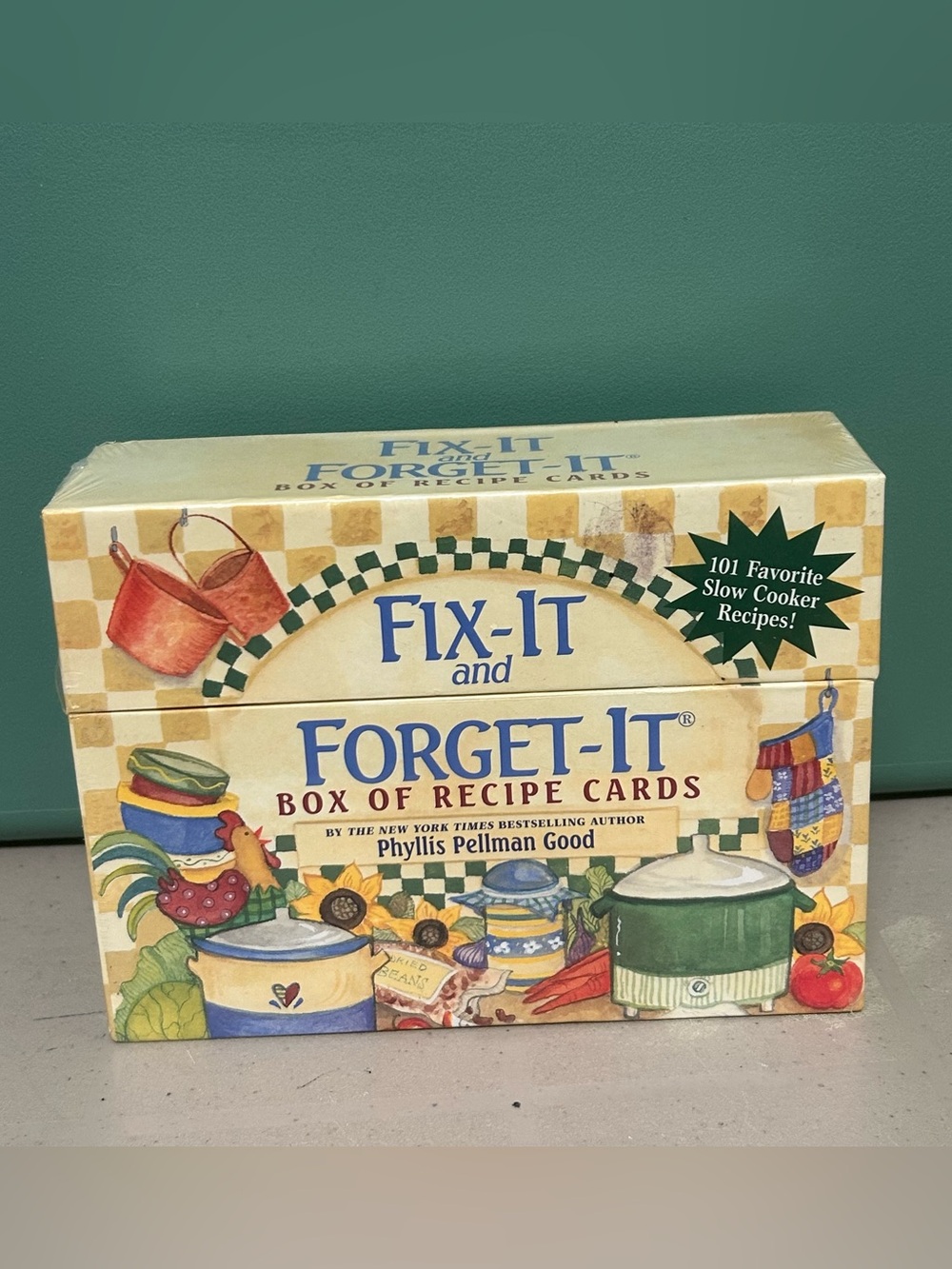 NIB Fix-It and Forget-It Box of Recipe Cards Slow Cooker CookBook 101 Recipes